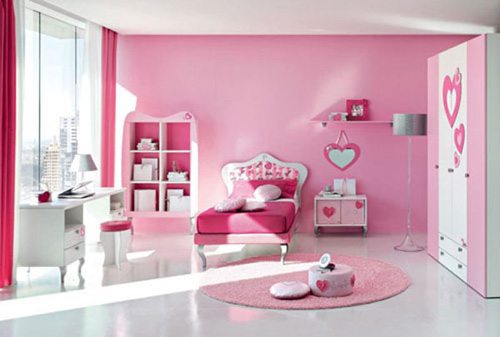 sơn nhà màu hồng