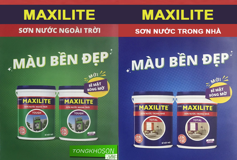 Catalog màu sơn Maxilite trong nhà và ngoài trời